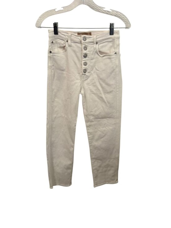 7 For All Mankind Pants - 7 for all mankind white women's jeans size 24 with stretch